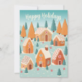 Niedlich Happy Holidays Weihnachten (Vorderseite)