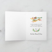 Niedlich Happy Hund Dackel Weihnachtslicht Feiertagskarte (Innenseite)