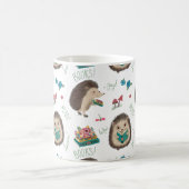 Niedlich Happy Igel Lieben Bücher Kaffeetasse (Mittel)