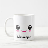Niedlich Happy Kawaii Face - Tasse von benutzerdef (Links)