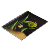 Niedlich Happy Ladybug Notizblock (Linke Seite)