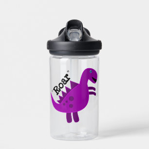 Niedlich Happy Lila Dinosaur Trinkflasche