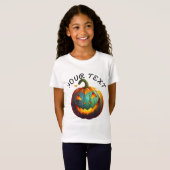 Niedlich Happy Little Pumpkin Vibes T - Shirt (Vorne ganz)