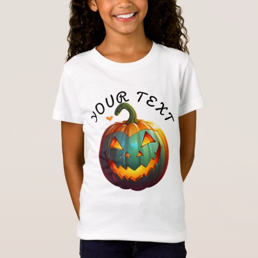 Niedlich Happy Little Pumpkin Vibes T - Shirt (Vorderseite)