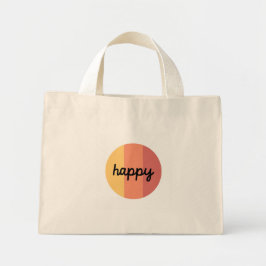 Niedlich Happy Mini Tote Bag Stoffbeutel