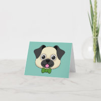 Niedlich Happy Mops Dog mit Papillon