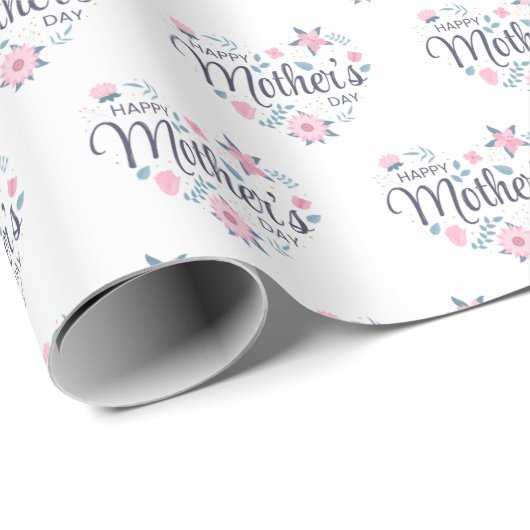 Niedlich Happy Mother's Day Blumenzwiebeln Geschenkpapier (Rolleneckpunkt)