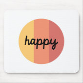 Niedlich Happy Mouse Pad Mousepad (Vorne)
