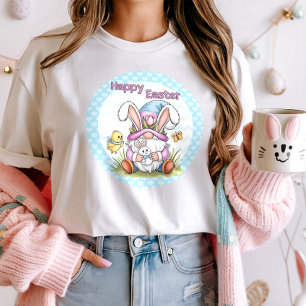 Niedlich Happy Oaster Bunny Gnome T-Shirt