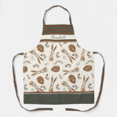 Niedlich Happy Oaster Bunny Pattern Individuelle N Schürze (Vorderseite)
