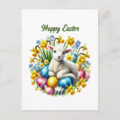 Niedlich Happy Oaster Feiertagspostkarte (Vorderseite)