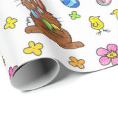 Niedlich Happy Oaster Geschenkpapier (Rolleneckpunkt)