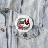 Niedlich Happy Oaster Hahn Button (Beispiel)