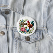 Niedlich Happy Oaster Hahn Button (Beispiel)