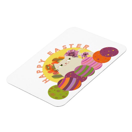 Niedlich Happy Oaster Magnet (Linke Seite)