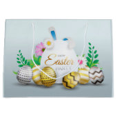 niedlich Happy Oaster Party Große Geschenktüte (Vorderseite)