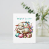 Niedlich Happy Oaster Postkarte (Stehend Vorderseite)