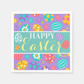 Niedlich Happy Oaster Serviette (Vorderseite)