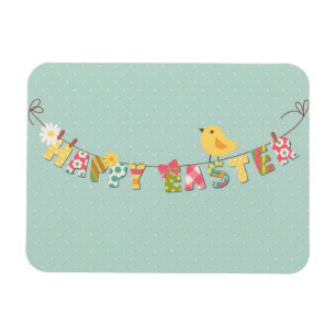 Niedlich Happy Ostercard Magnet