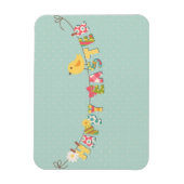 Niedlich Happy Ostercard Magnet (Vertikal)