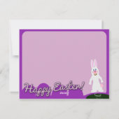 Niedlich Happy Ostersonne Feiertagskarte (Rückseite)