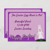 Niedlich Happy Ostersonne Feiertagskarte (Vorne/Hinten)