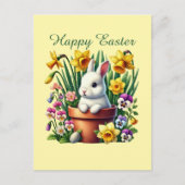 Niedlich Happy Ostersonne Feiertagspostkarte (Vorderseite)