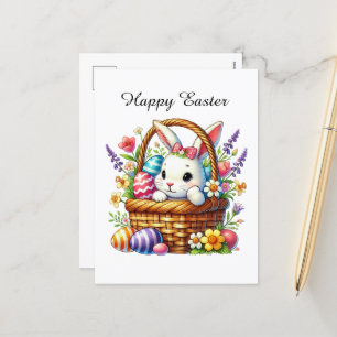 Niedlich Happy Ostersonne Feiertagspostkarte