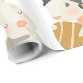 Niedlich Happy Ostersonne Geschenkpapier (Rolleneckpunkt)