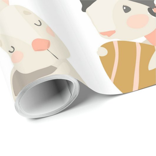 Niedlich Happy Ostersonne Geschenkpapier (Rolleneckpunkt)