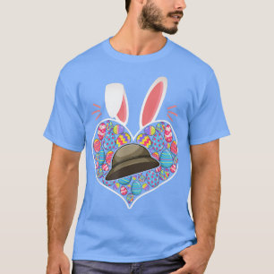 Niedlich Happy Ostertag Herz Bunny Zoo Hühner Eier T-Shirt