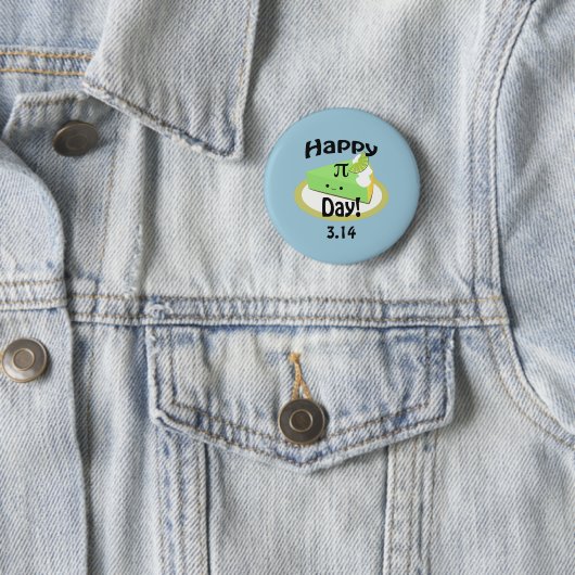 Niedlich Happy Pi Day Button (Beispiel)
