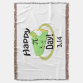 Niedlich Happy Pi Day Decke (Vorderseite Vertikal)