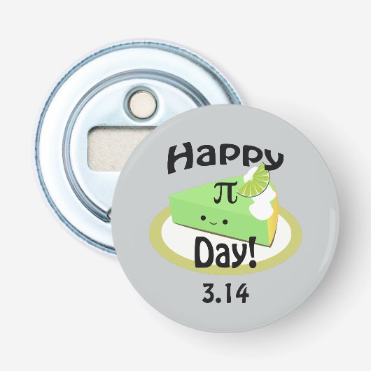 Niedlich Happy Pi Day Flaschenöffner (Vorderseite)