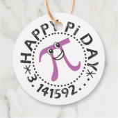 Niedlich Happy Pi Day © - Funny Pi Day Gefallen Ta Geschenkanhänger (Rückseite)