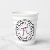 Niedlich Happy Pi Day - Funny Pi Day Paper Cup Pappbecher (Rückseite)