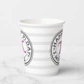 Niedlich Happy Pi Day - Funny Pi Day Paper Cup Pappbecher (Links)