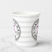 Niedlich Happy Pi Day - Funny Pi Day Paper Cup Pappbecher (Rechts)