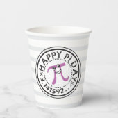 Niedlich Happy Pi Day - Funny Pi Day Paper Cup Pappbecher (Vorderseite)