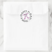 Niedlich Happy Pi Day © - Funny Pi Day Stickers (Tasche)