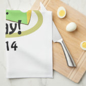 Niedlich Happy Pi Day Geschirrtuch (Viertel Falte)