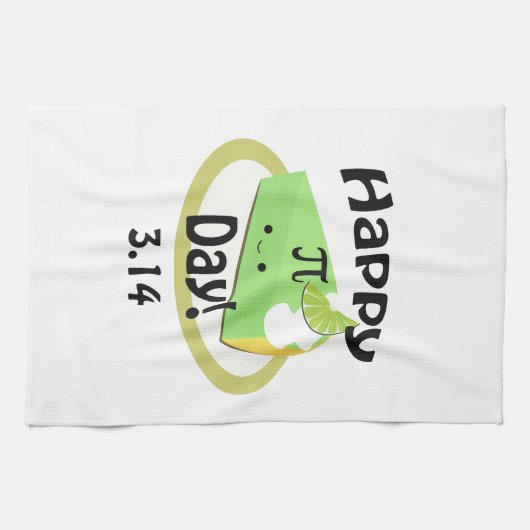 Niedlich Happy Pi Day Geschirrtuch (Horizontal)
