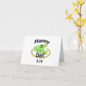 Niedlich Happy Pi Day Karte (Gelbe Blume)