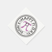 Niedlich Happy Pi Day Paper Napkins Serviette (Ecke)