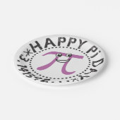 Niedlich Happy Pi Day Paper Plate Pappteller (Schrägansicht)