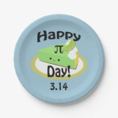 Niedlich Happy Pi Day Pappteller (Vorderseite)