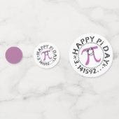 Niedlich Happy Pi Day © Party Supplies Konfetti (Vorderseiten)