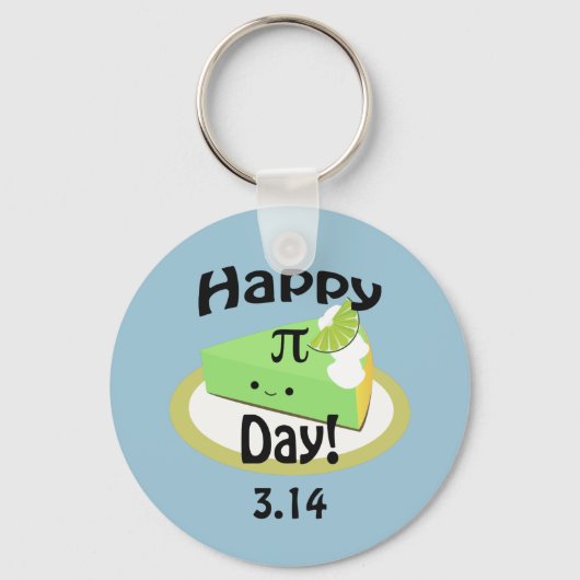 Niedlich Happy Pi Day Schlüsselanhänger (Vorderseite)