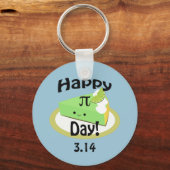 Niedlich Happy Pi Day Schlüsselanhänger (Vorderseite)