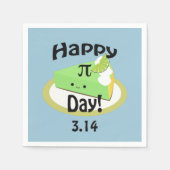 Niedlich Happy Pi Day Serviette (Vorderseite)